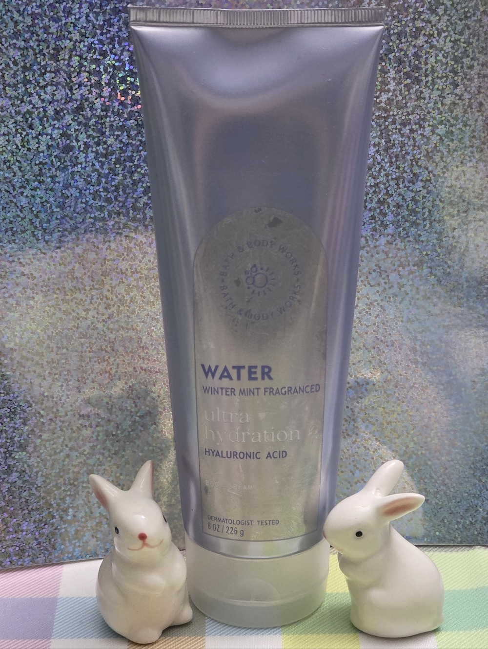 Bath & Body Works Water Winter Mint Ultra Hydration Body Cream 8oz NEW RARE